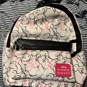 Disney Minnie Mouse White Backpack
